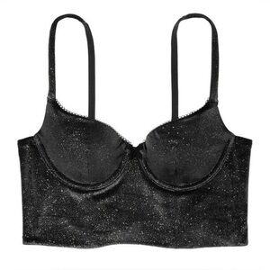 Victoria’s Secret Body By Victoria Lightly Lined Velvet Sparkle Bra Size 36B